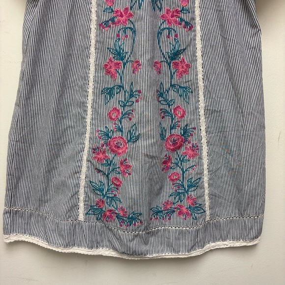 Bungee Floral Embroidered Babydoll Dress - Picture 7 of 12